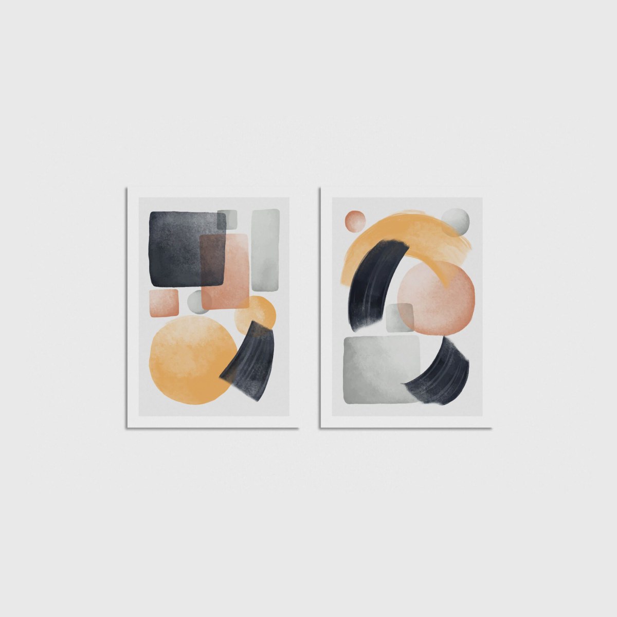 Combination İkili Poster Seti, çerçevesiz poster seti