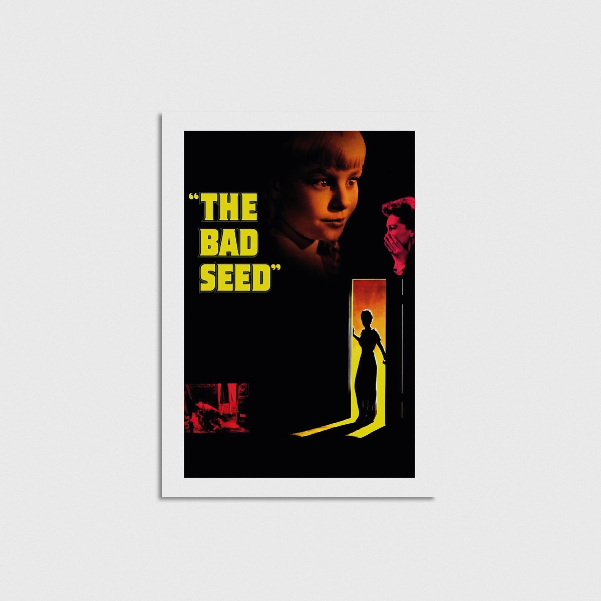 The Bad Seed (1956) film posteri, çerçevesiz poster