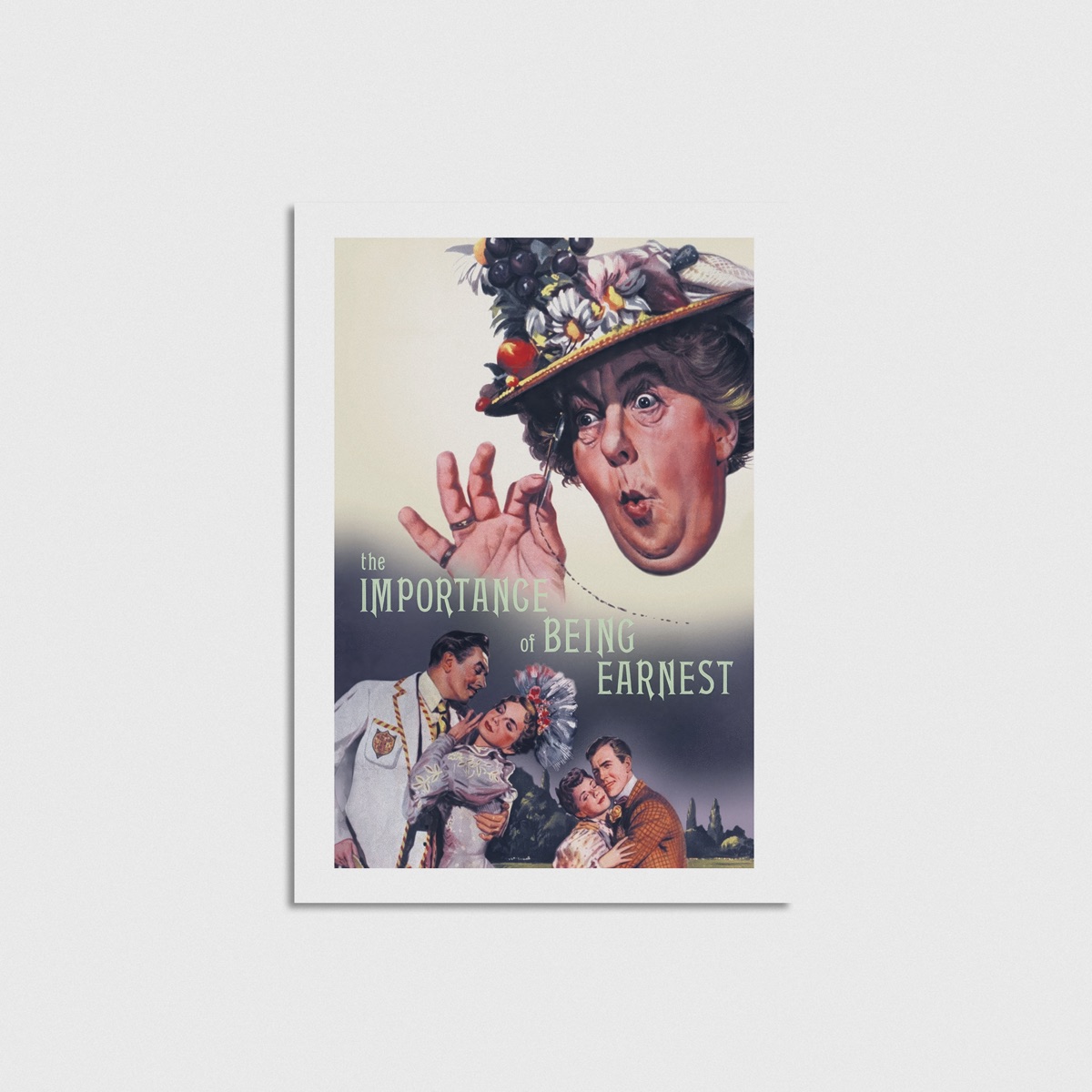 The Importance of Being Earnest film posteri, çerçevesiz poster