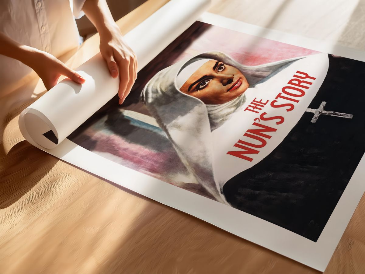 The Nun’s Story (1959) Film Posteri, rulo yapılmış çerçevesiz poster