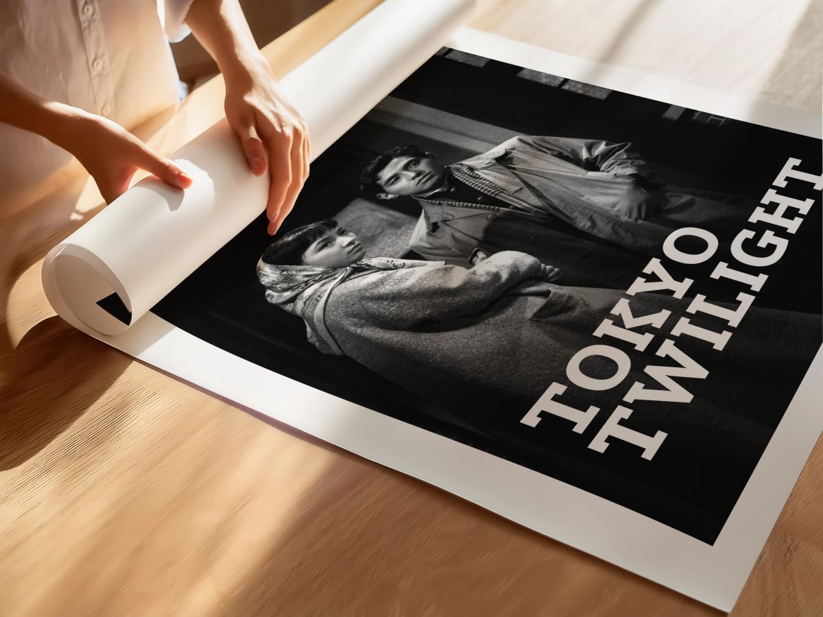 Tokyo Twilight (1957) Film Posteri, rulo yapılmış çerçevesiz poster