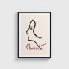 Charulata film posteri, siyah çerçeveli tablo