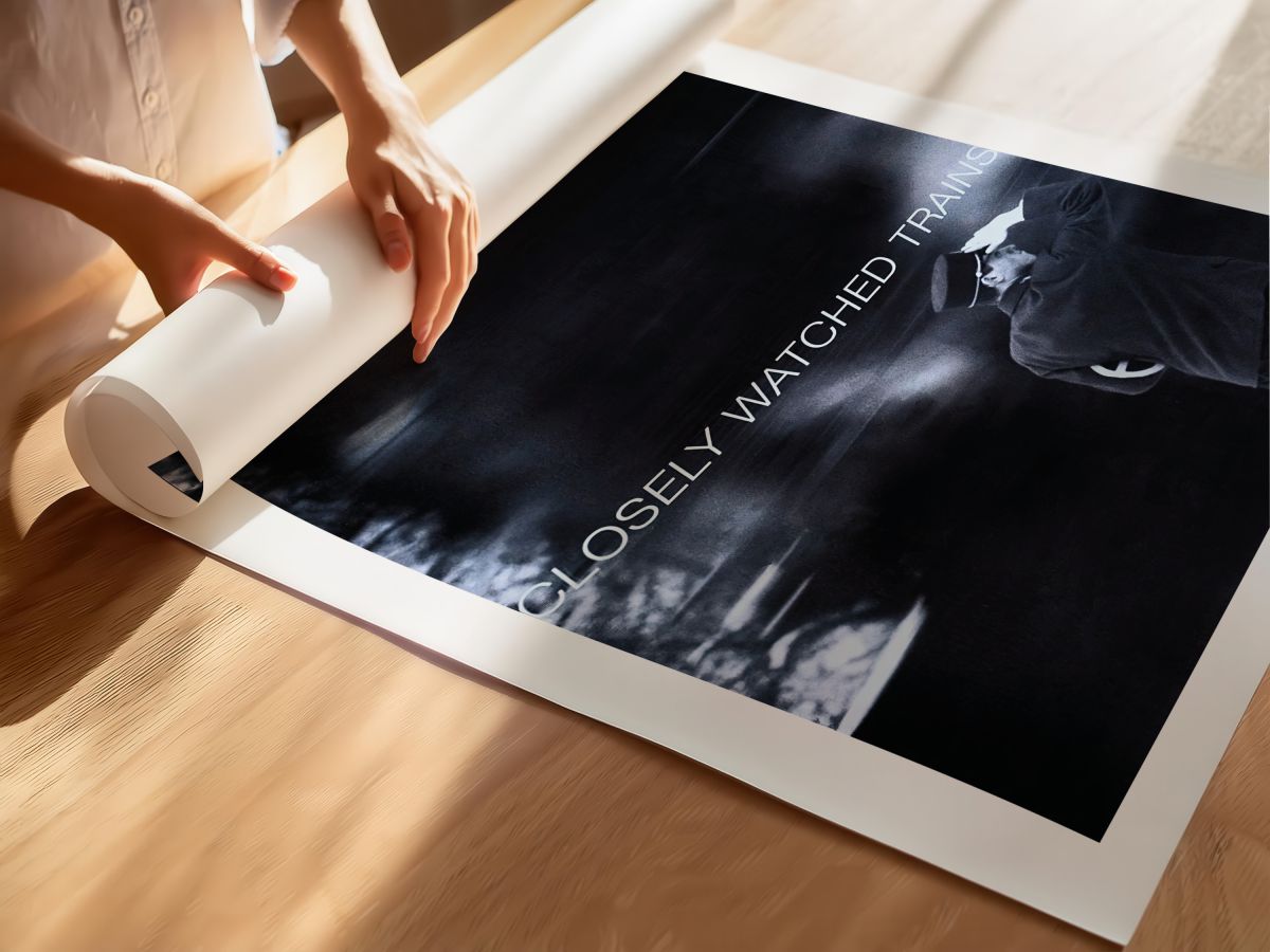 Closely Watched Trains (1966) Film Posteri, rulo yapılmış çerçevesiz poster