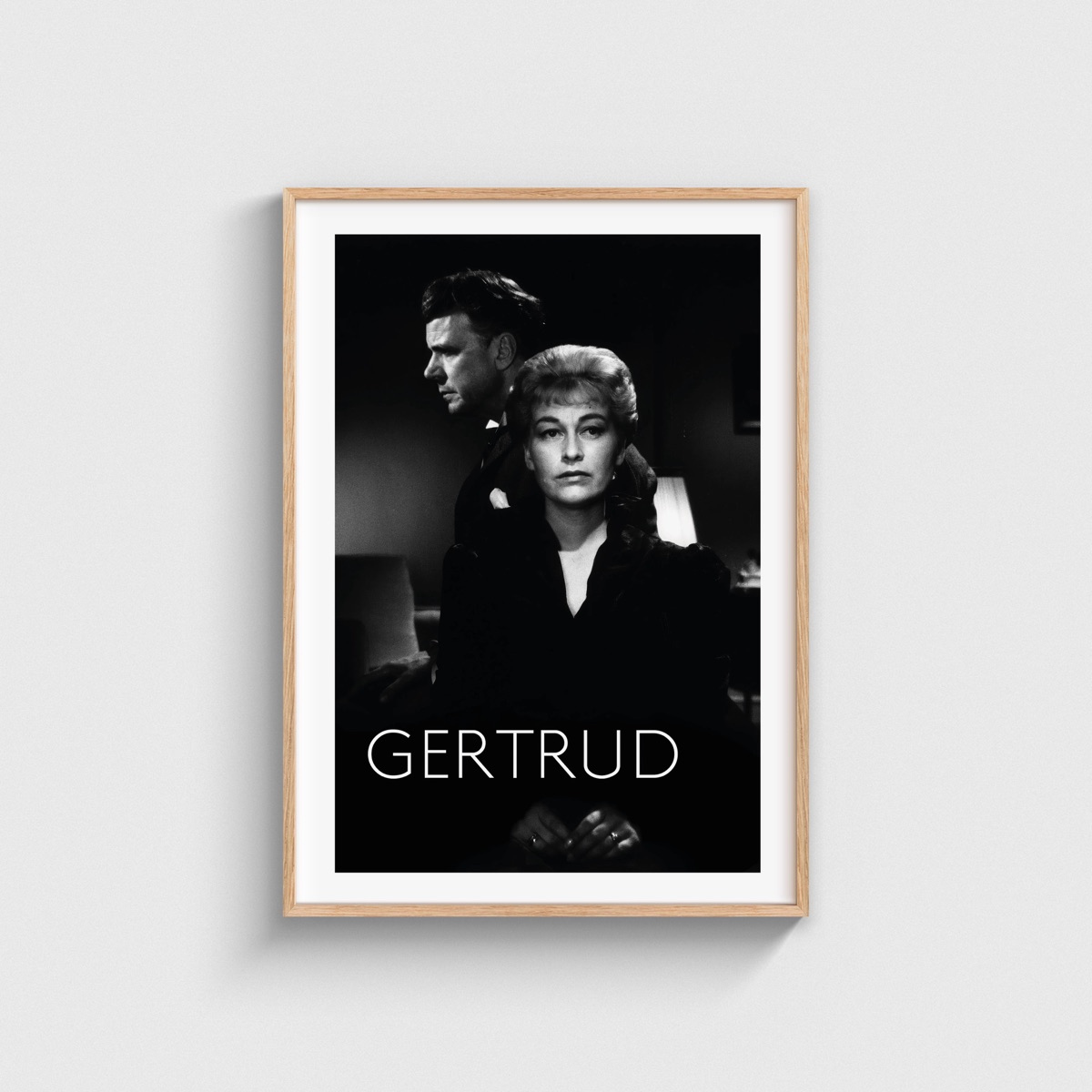 Gertrud film posteri, ahşap çerçeveli tablo