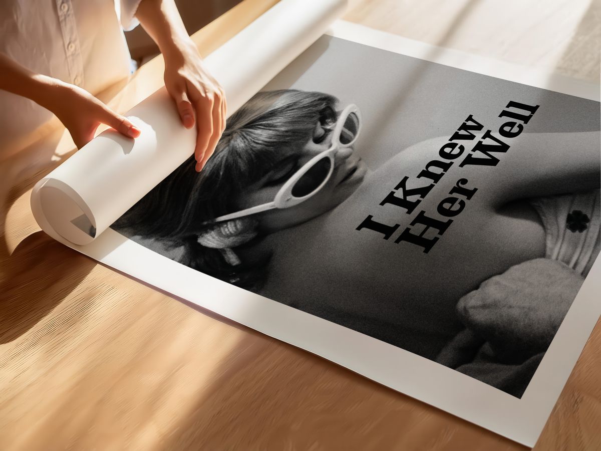 I Knew Her Well (1965) Film Posteri, rulo yapılmış çerçevesiz poster