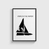 Knife in the Water film posteri, siyah çerçeveli tablo