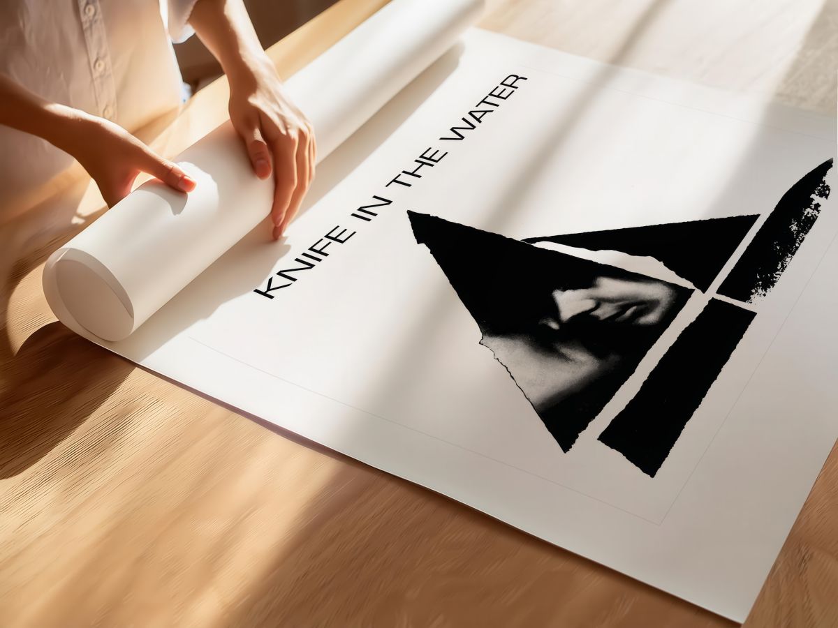 Knife in the Water (1962) Film Posteri, rulo yapılmış çerçevesiz poster