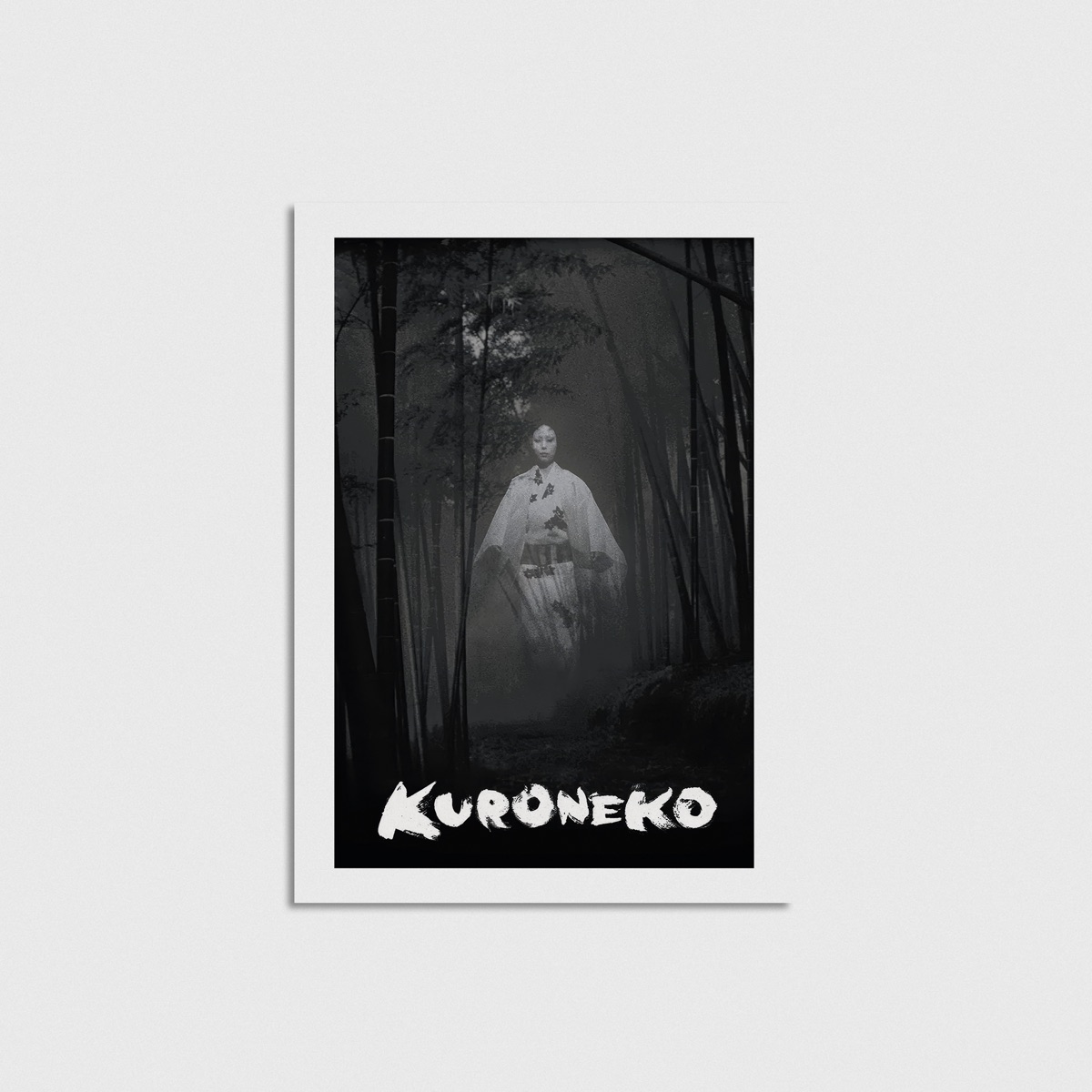 Kuroneko film posteri, çerçevesiz poster
