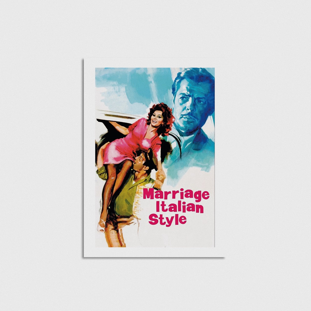 Marriage Italian Style film posteri, çerçevesiz poster