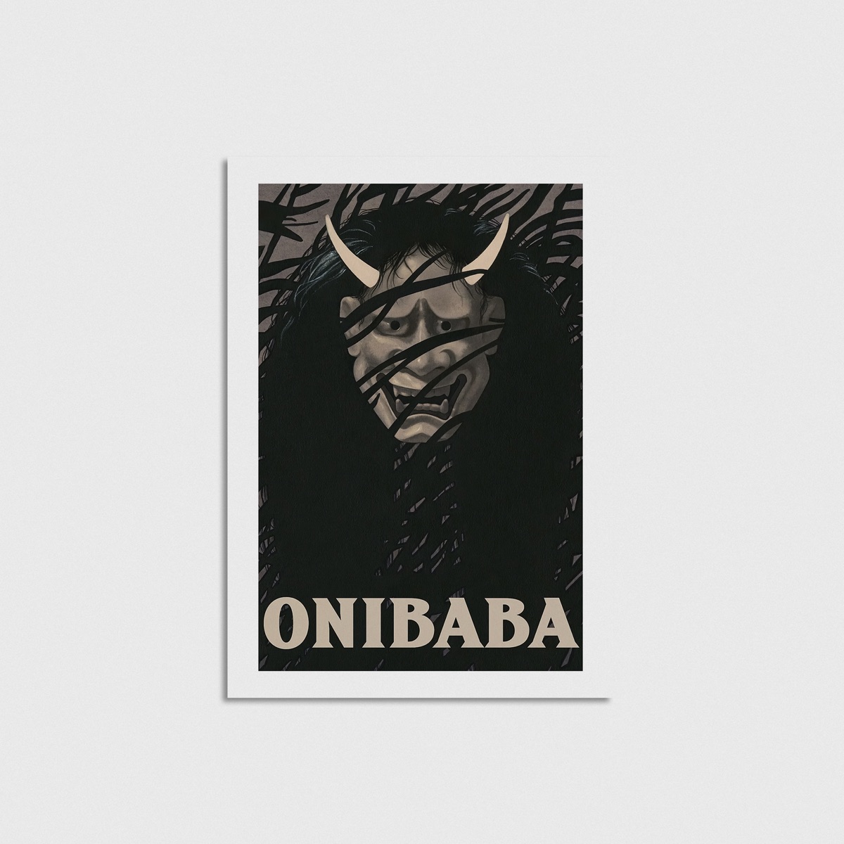 Onibaba film posteri, çerçevesiz poster