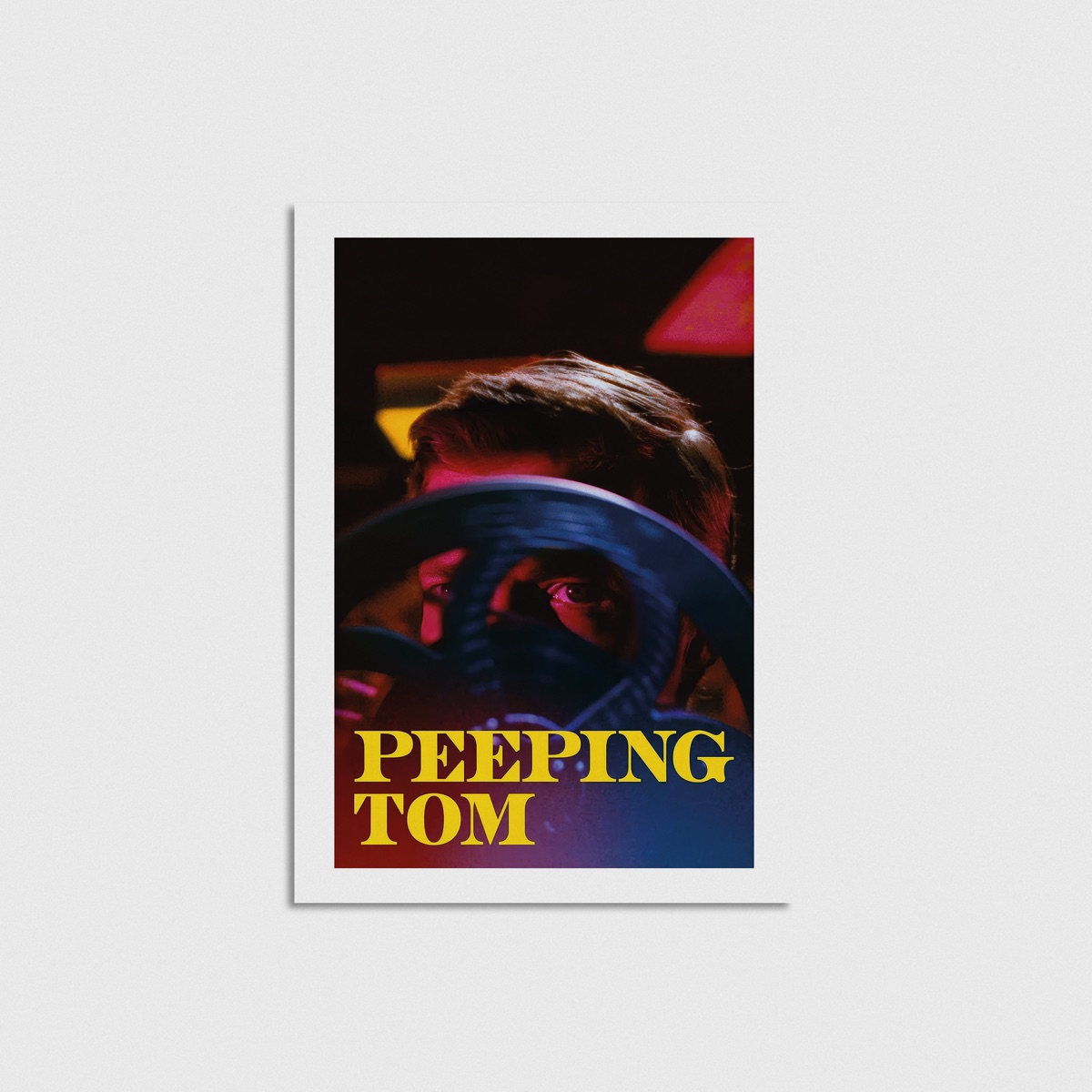 Peeping Tom film posteri, çerçevesiz poster