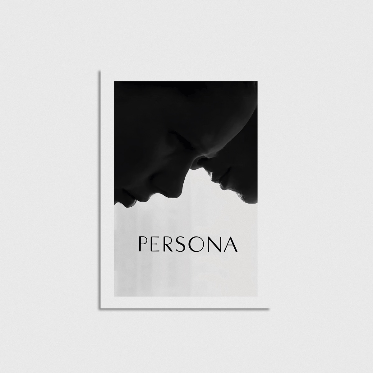 Persona film posteri, çerçevesiz poster