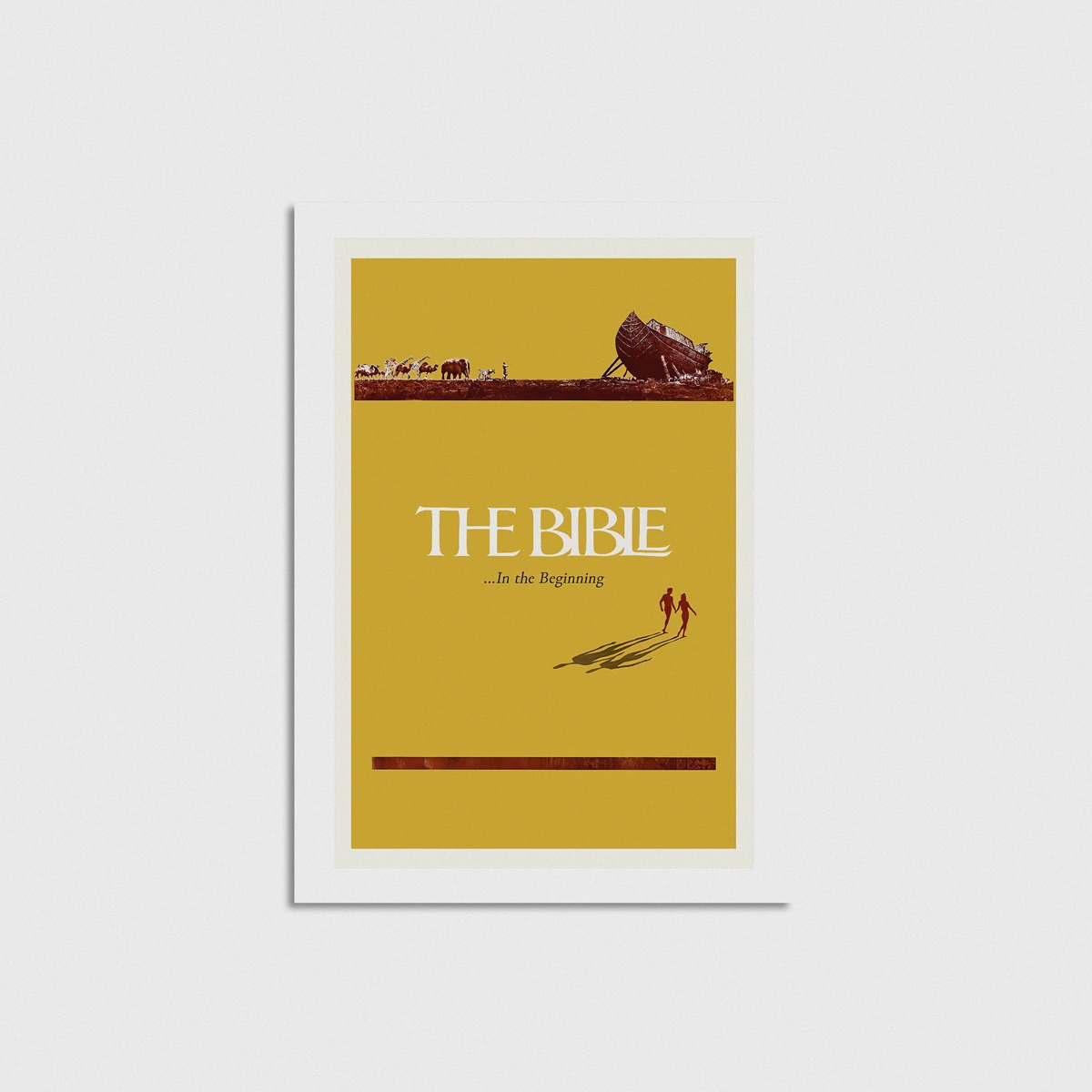 The Bible In the Beginning... film posteri, çerçevesiz poster