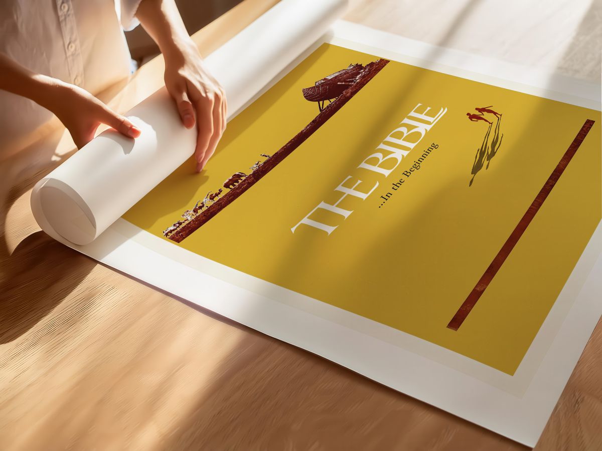 The Bible: In the Beginning… (1966) Film Posteri, rulo yapılmış çerçevesiz poster