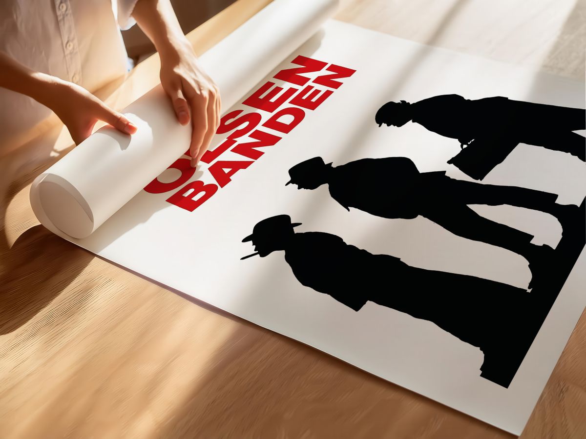 The Olsen Gang (1968) Film Posteri, rulo yapılmış çerçevesiz poster
