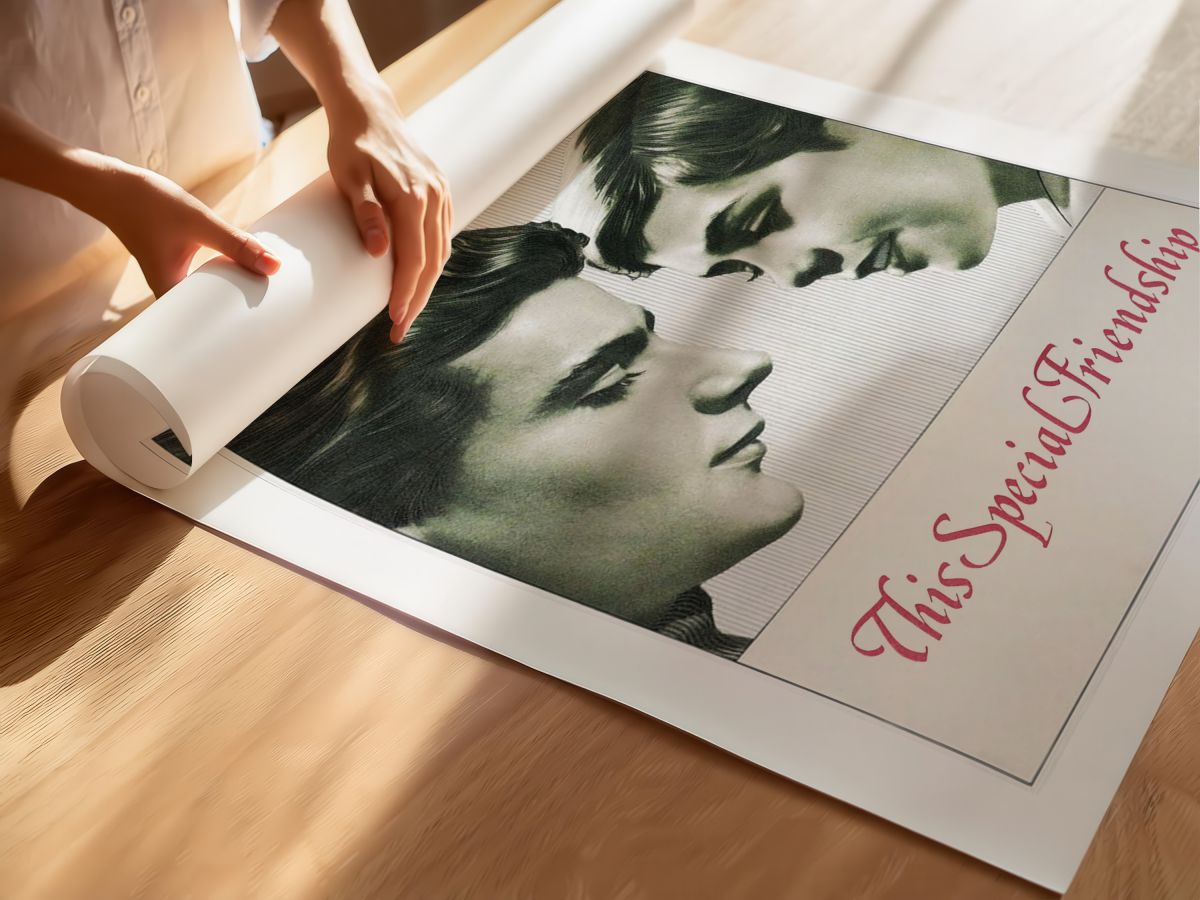 This Special Friendship (1964) Film Posteri, rulo yapılmış çerçevesiz poster