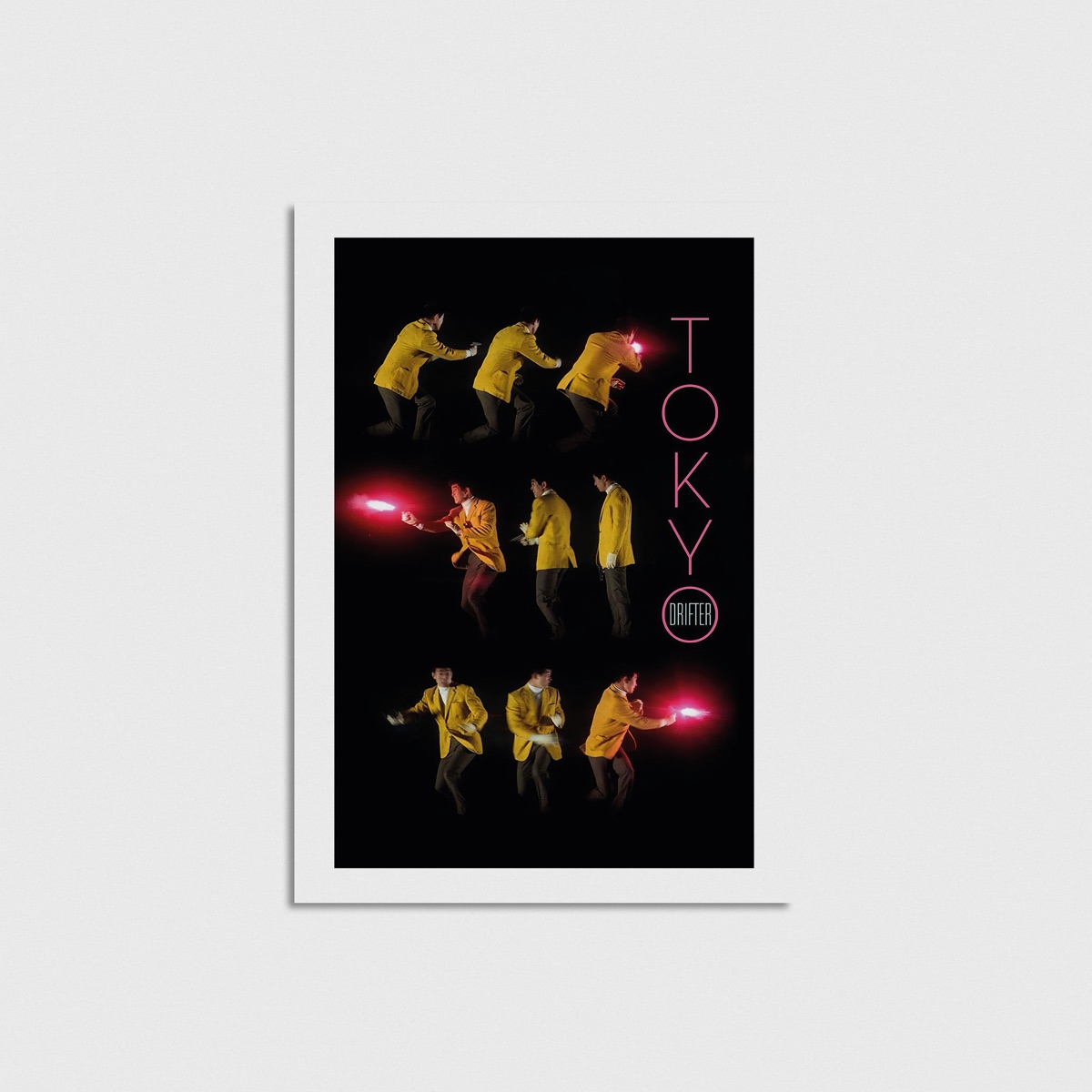 Tokyo Drifter film posteri, çerçevesiz poster