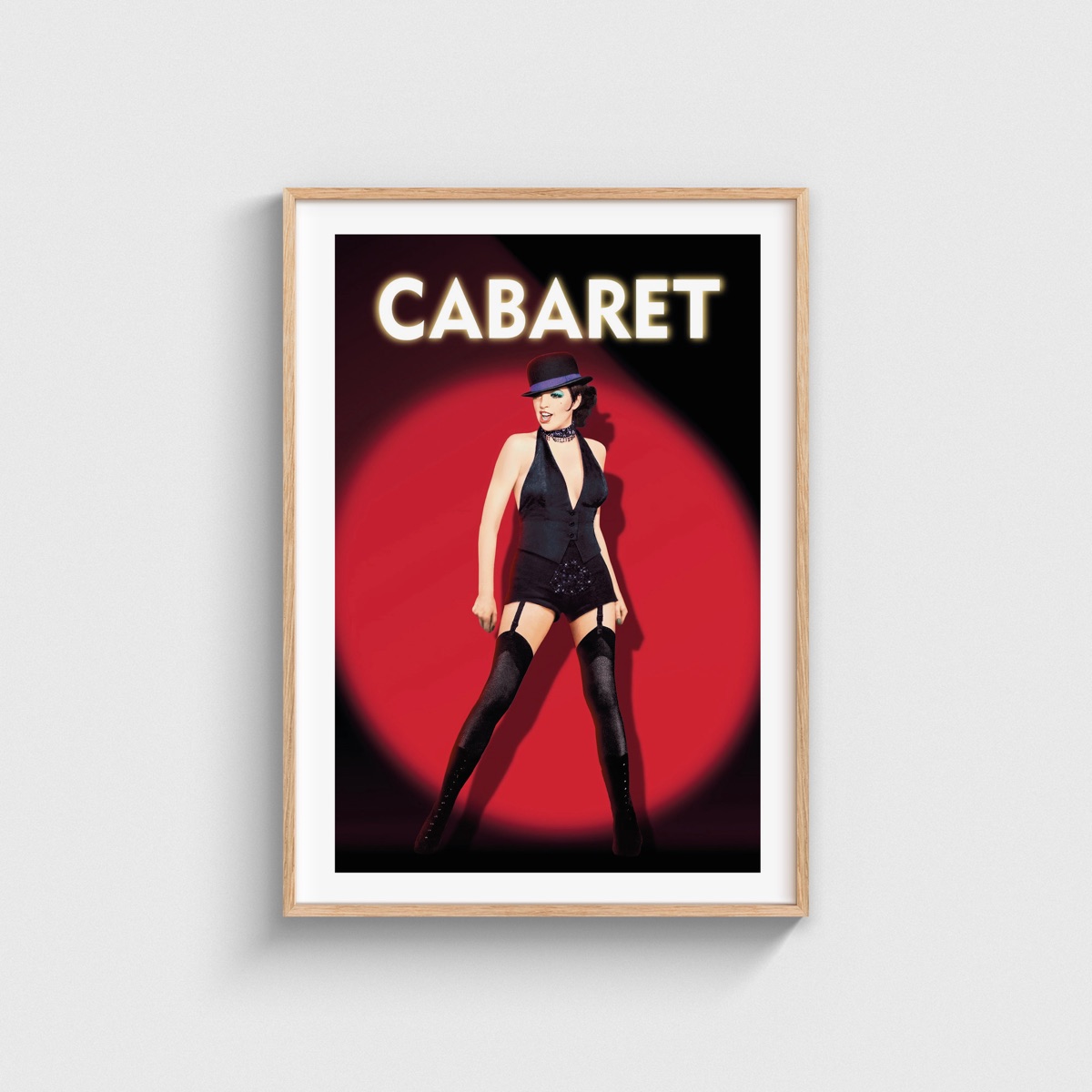 Cabaret film posteri, ahşap çerçeveli tablo