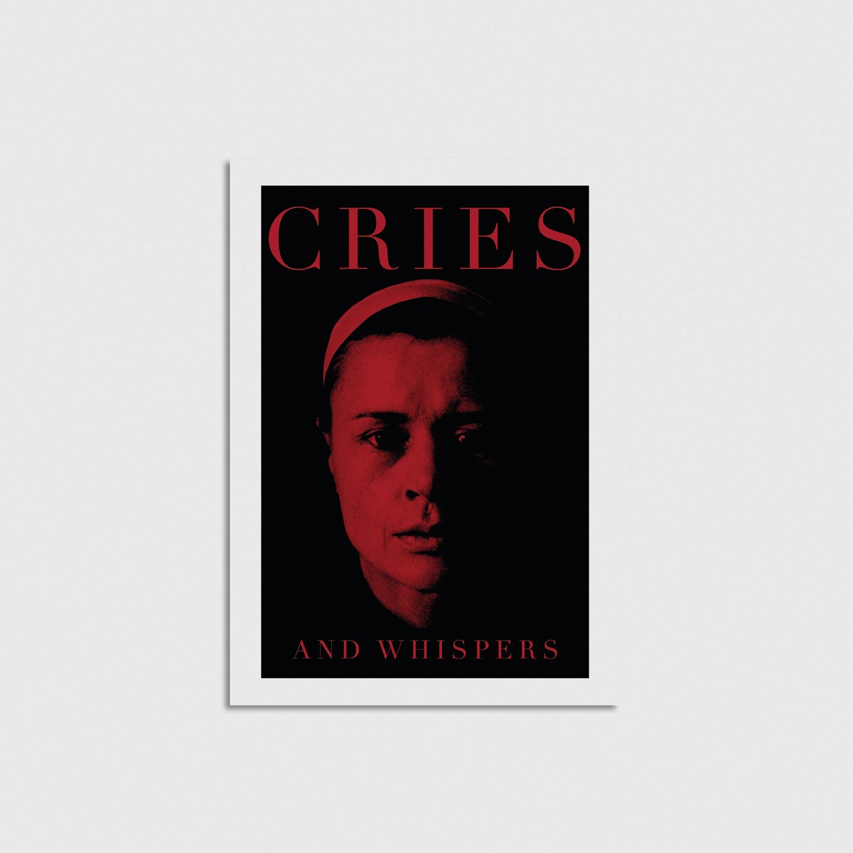 Cries and Whispers film posteri, çerçevesiz poster