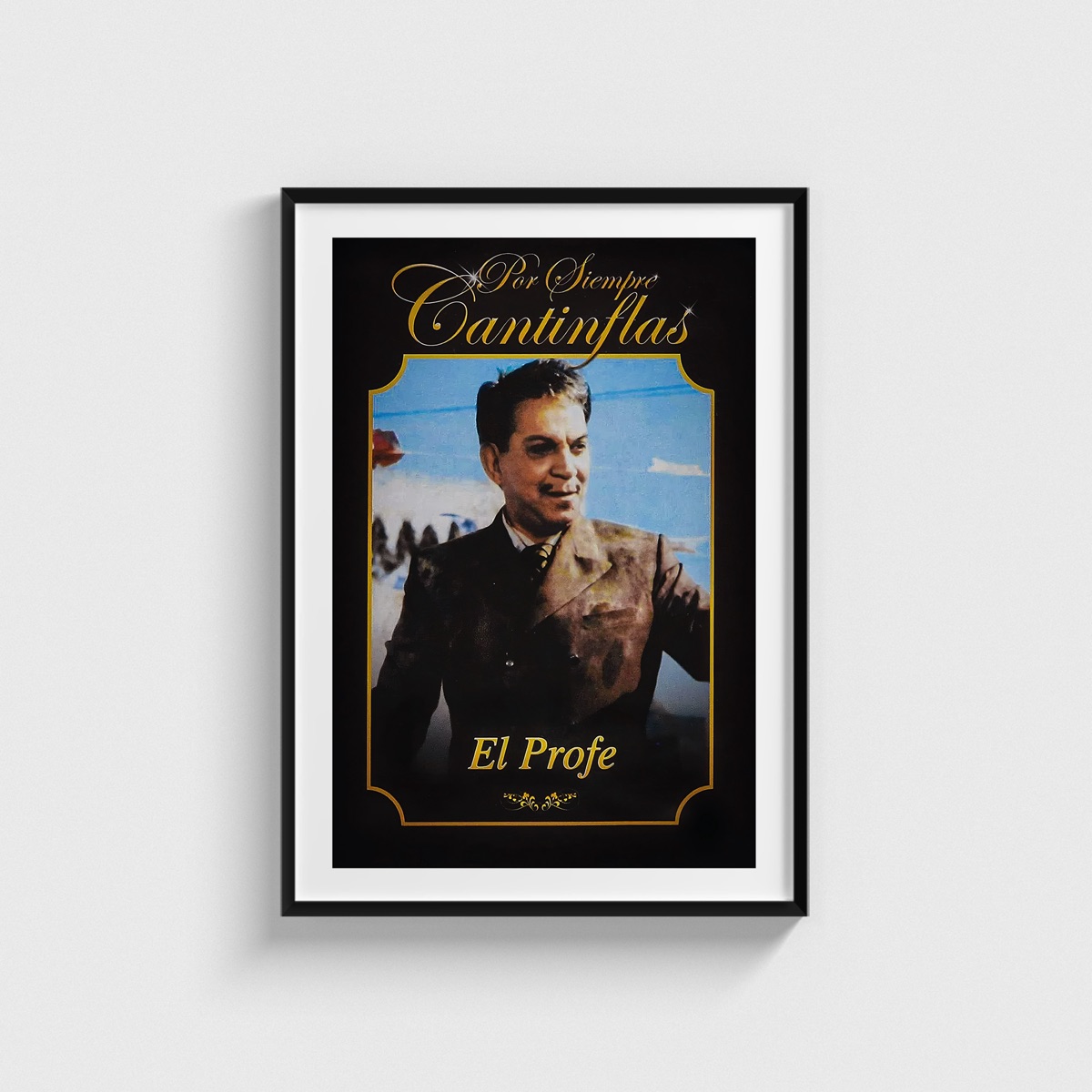 El profe film posteri, siyah çerçeveli tablo