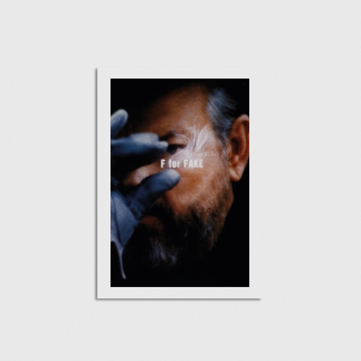 F for Fake film posteri, çerçevesiz poster