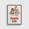 Family Life film posteri, siyah çerçeveli tablo