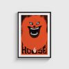 House film posteri, siyah çerçeveli tablo