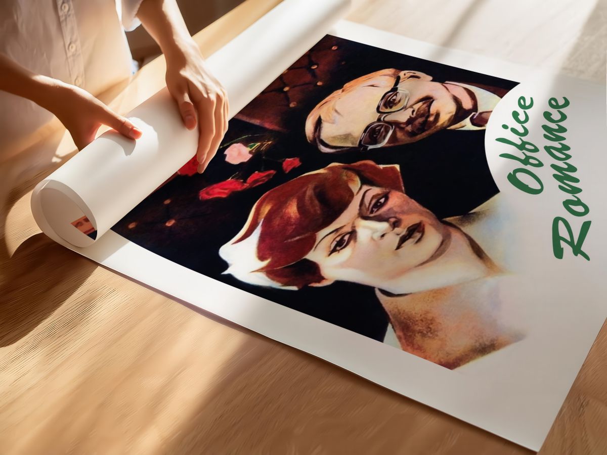 Office Romance (1977) Film Posteri, rulo yapılmış çerçevesiz poster