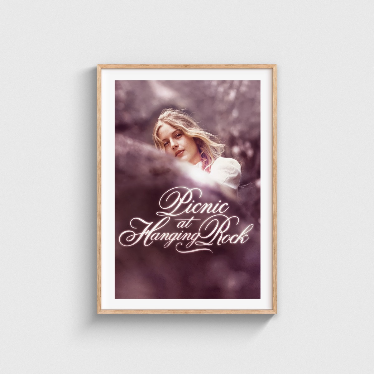 Picnic at Hanging Rock film posteri, ahşap çerçeveli tablo