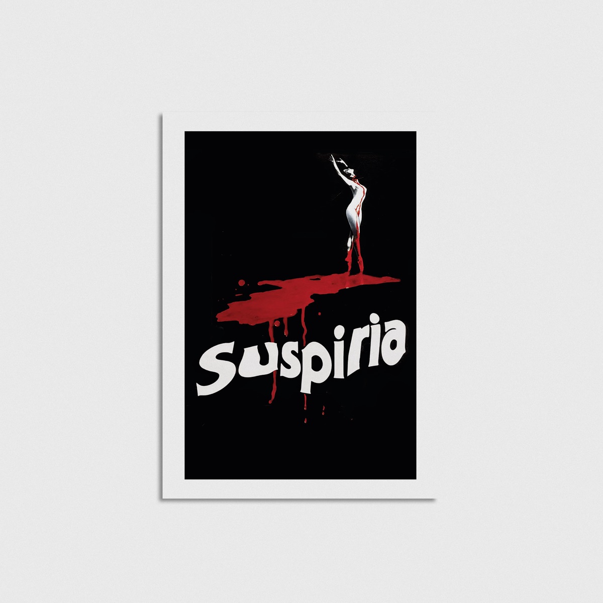 Suspiria film posteri, çerçevesiz poster