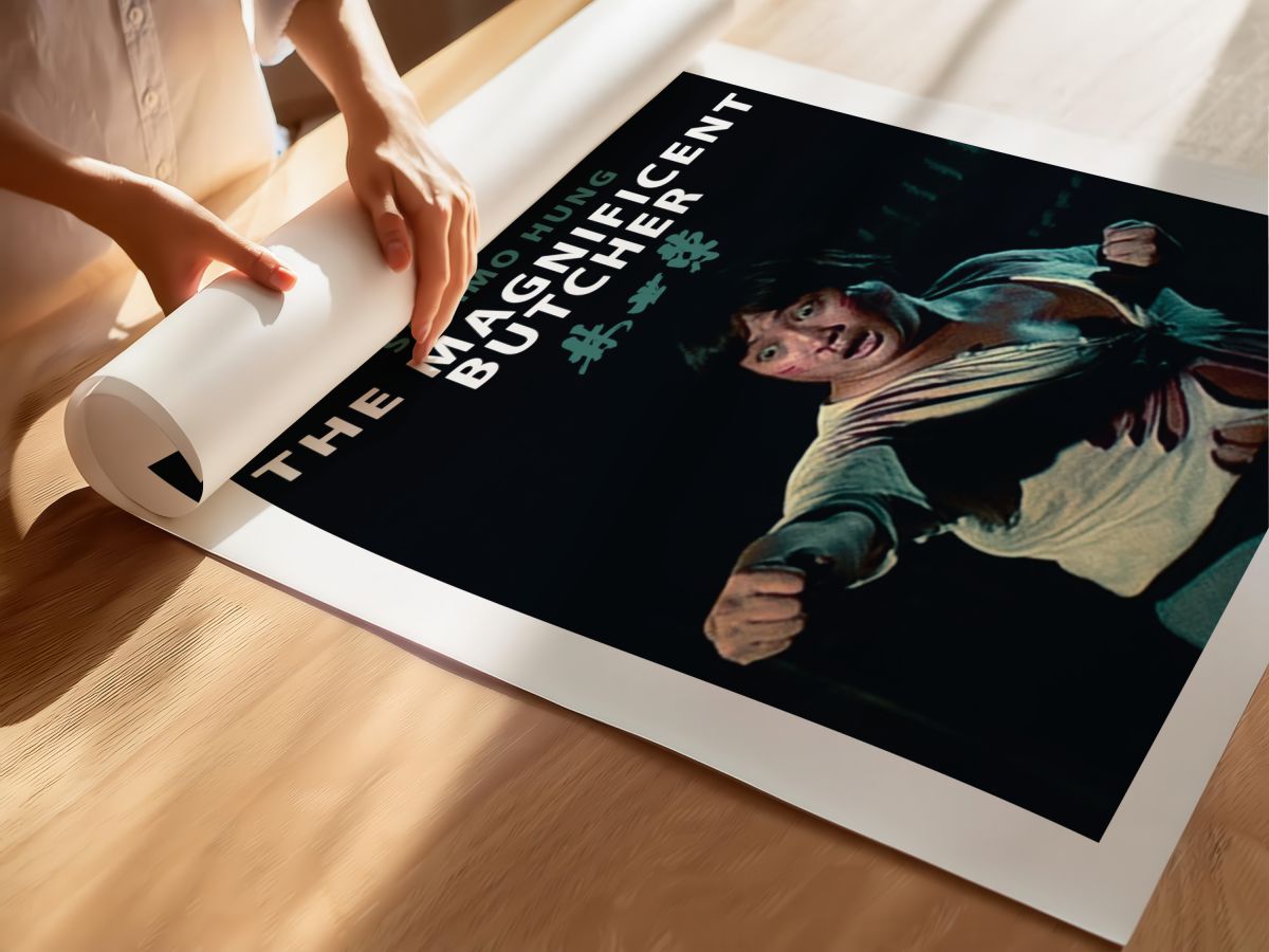 The Magnificent Butcher (1979) Film Posteri, rulo yapılmış çerçevesiz poster