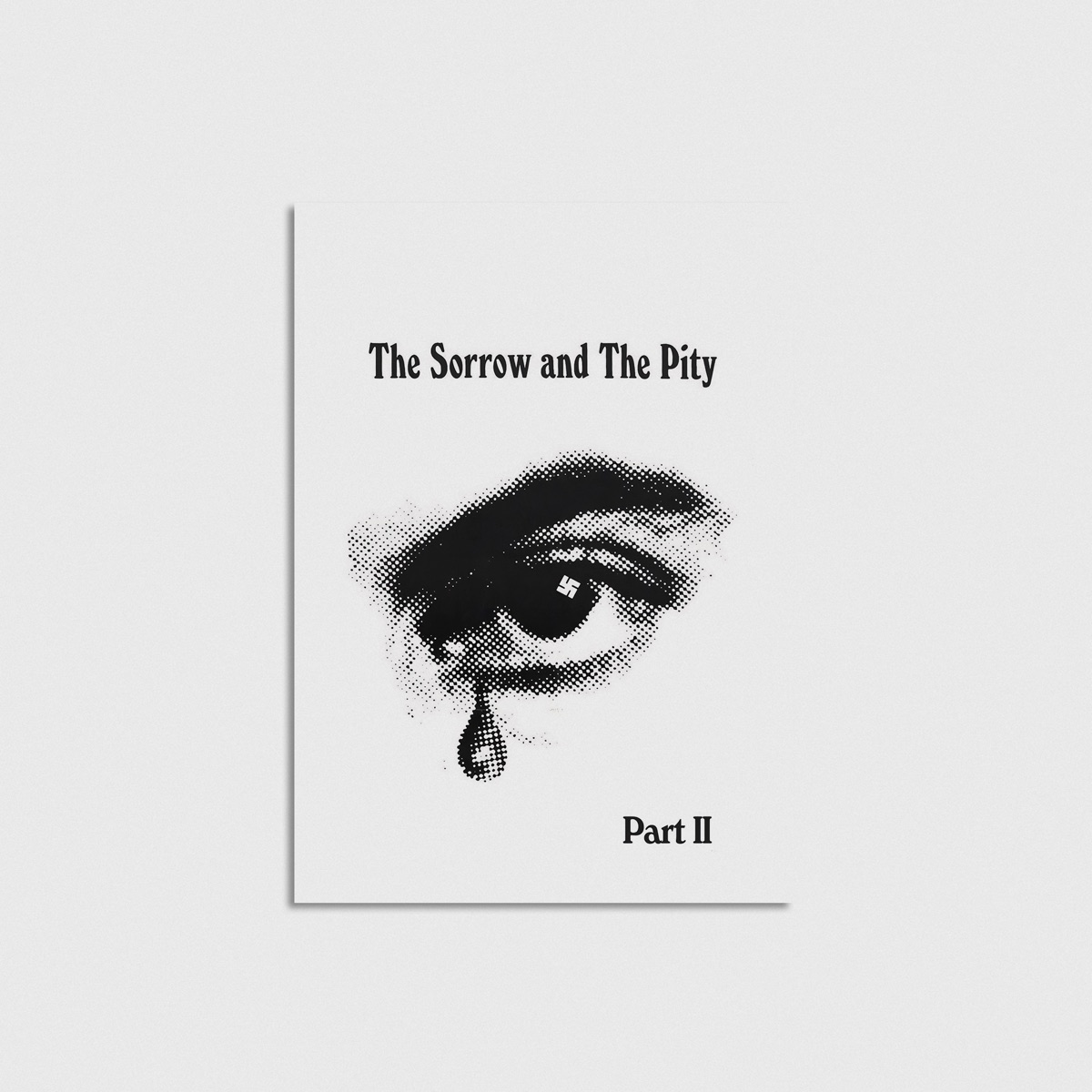The Sorrow and the Pity film posteri, çerçevesiz poster