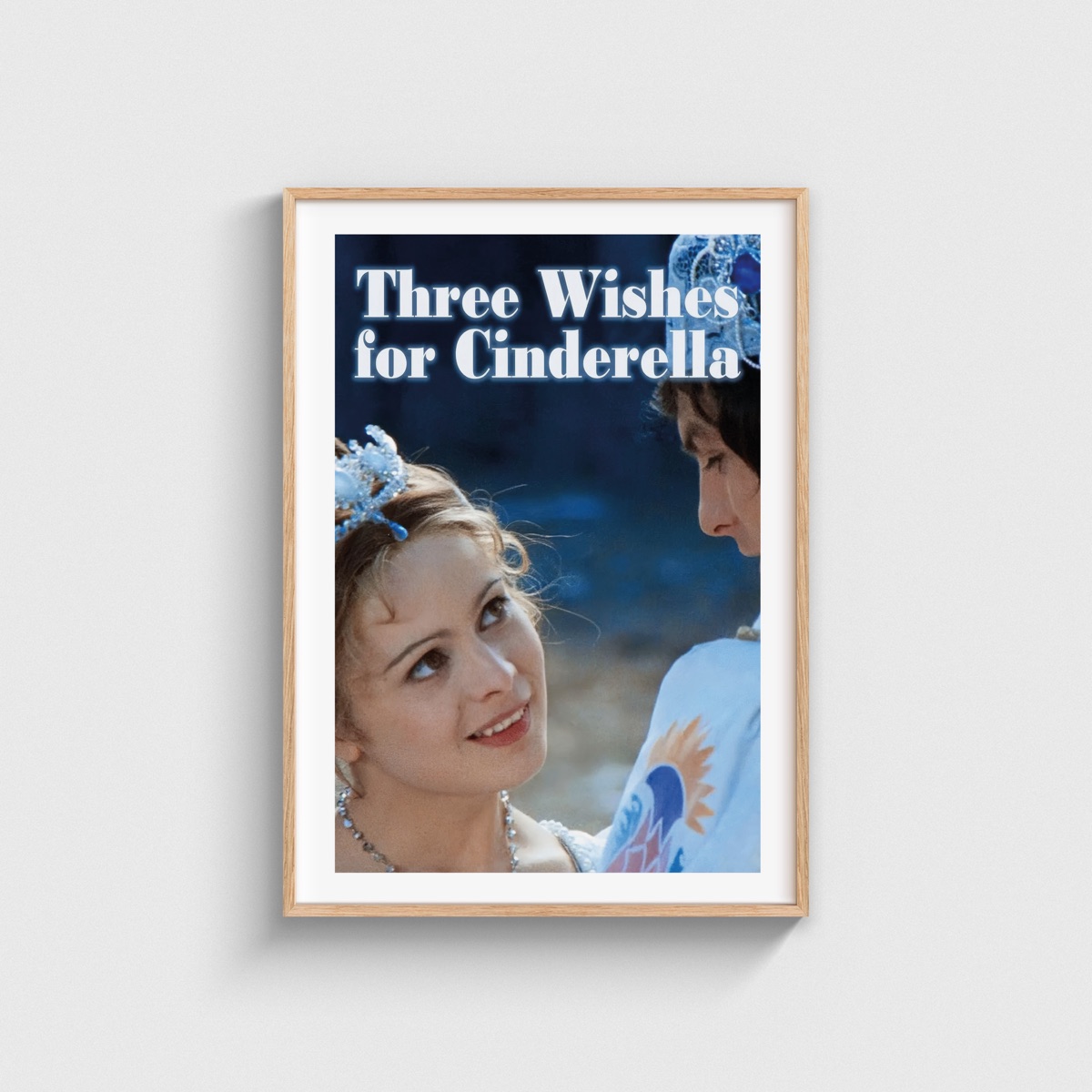 Three Wishes for Cinderella film posteri, ahşap çerçeveli tablo