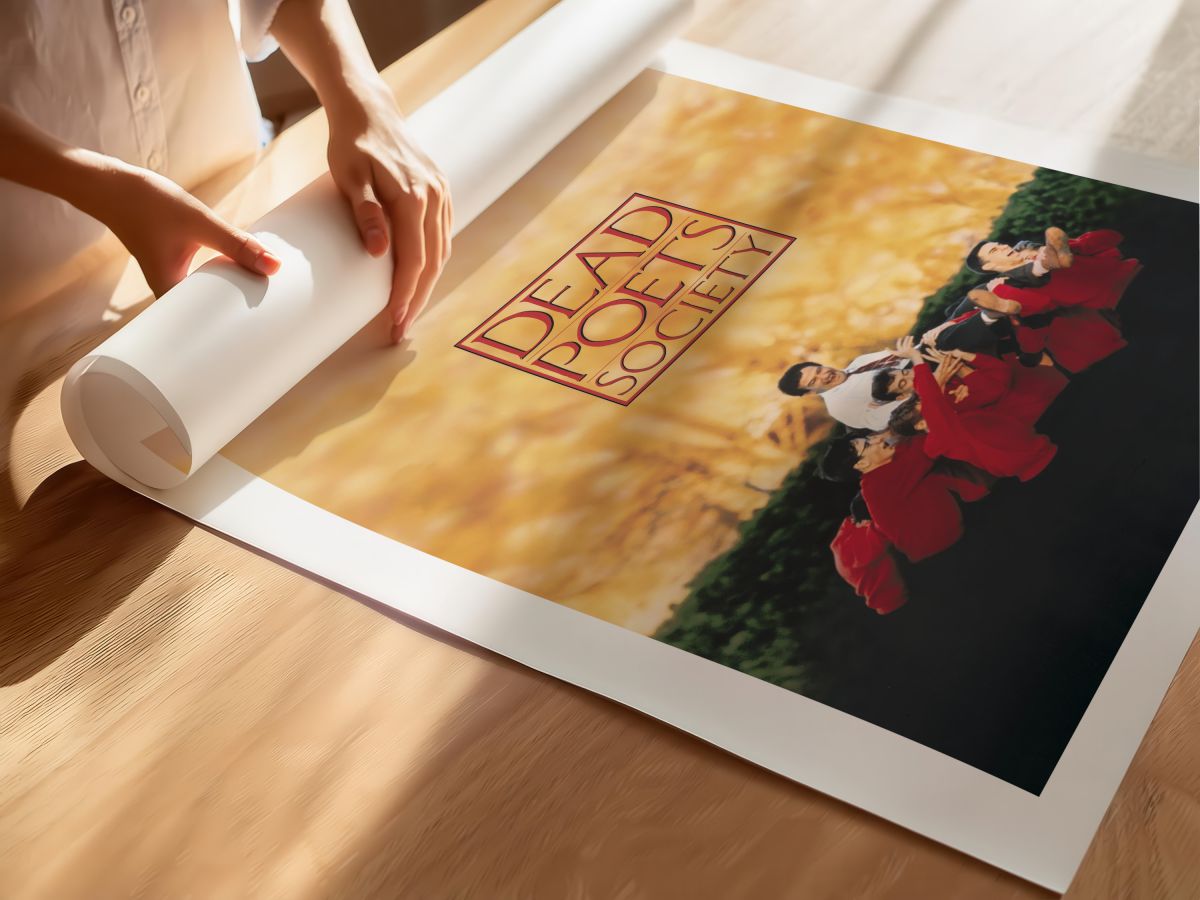 Dead Poets Society (1989) Film Posteri, rulo yapılmış çerçevesiz poster