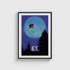E.T. the Extra-Terrestrial film posteri, siyah çerçeveli tablo