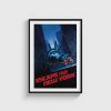 Escape from New York film posteri, siyah çerçeveli tablo