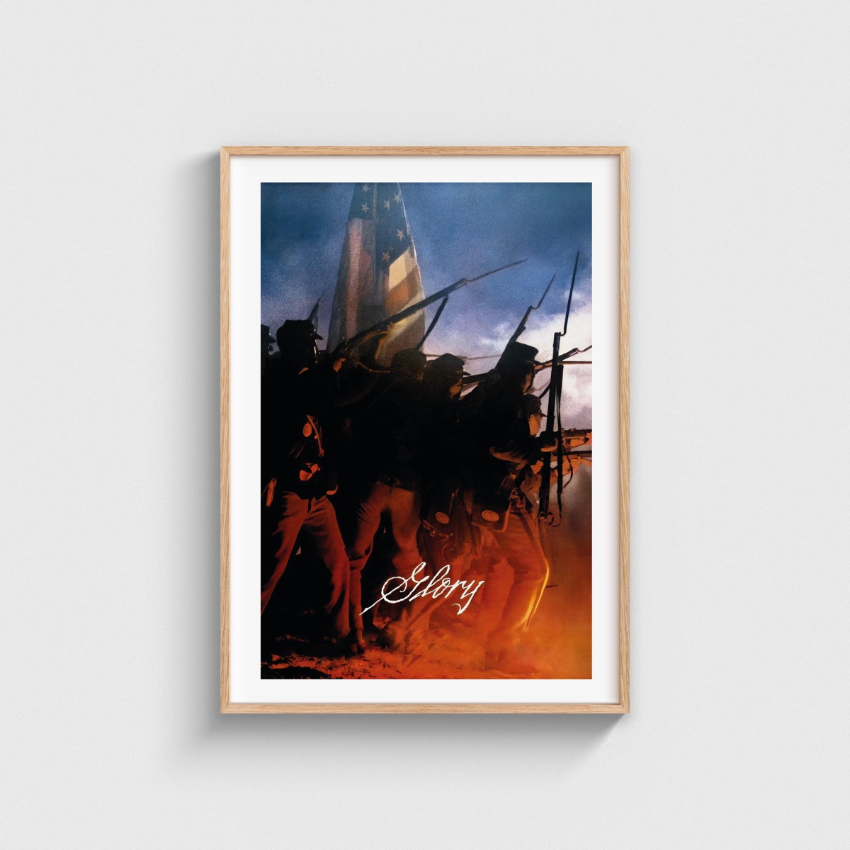 Glory film posteri, ahşap çerçeveli tablo
