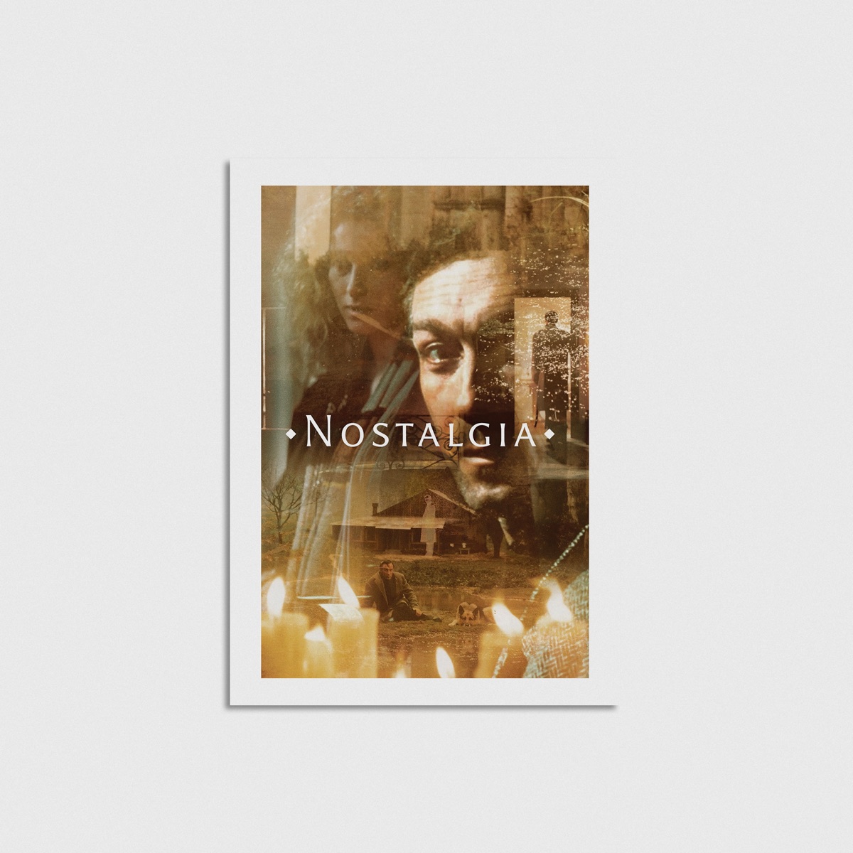 Nostalghia film posteri, çerçevesiz poster