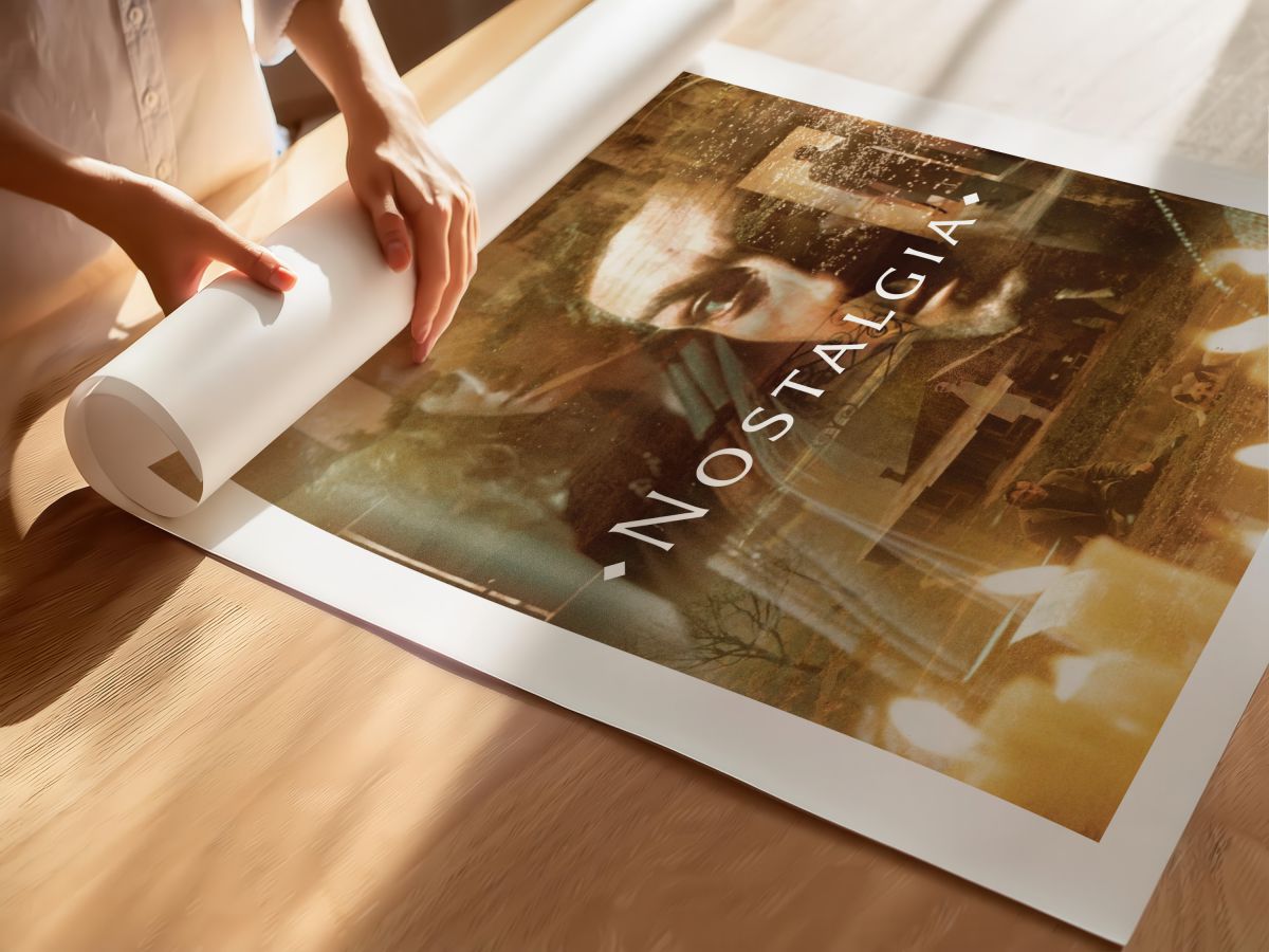 Nostalghia (1983) Film Posteri, rulo yapılmış çerçevesiz poster