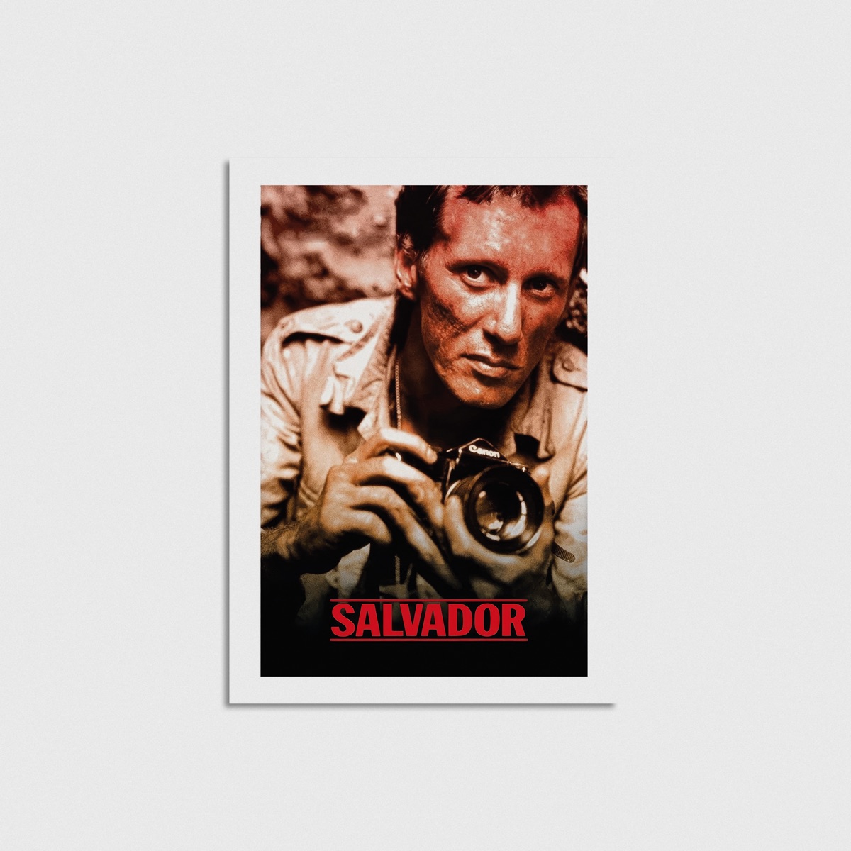 Salvador film posteri, çerçevesiz poster