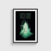 The Fly (1986) film posteri, siyah çerçeveli tablo