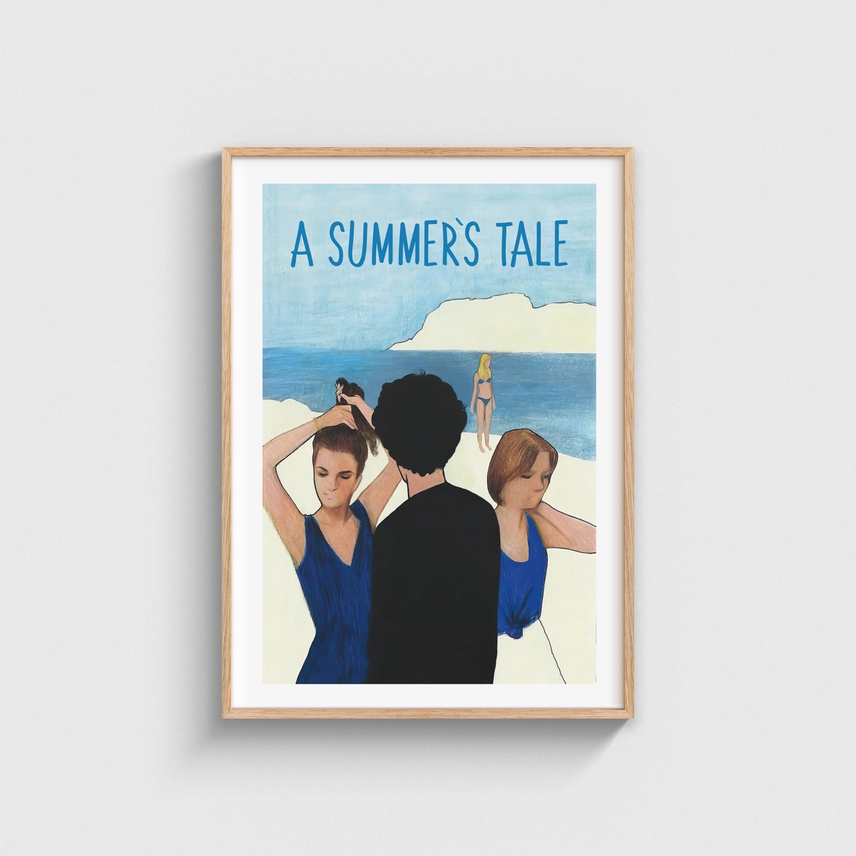 A Summer's Tale film posteri, ahşap çerçeveli tablo