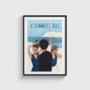A Summer's Tale film posteri, siyah çerçeveli tablo