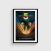 Babylon 5 In the Beginning film posteri, siyah çerçeveli tablo