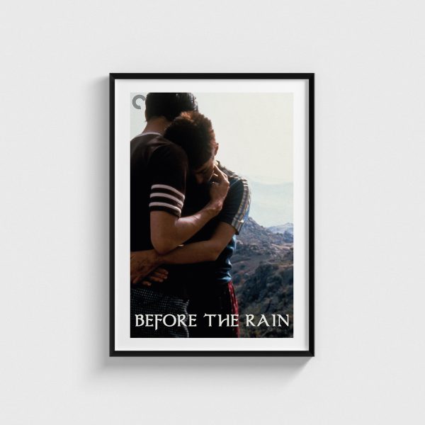 Before the Rain film posteri, siyah çerçeveli tablo