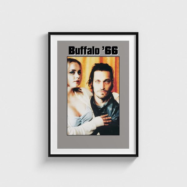 Buffalo '66 film posteri, siyah çerçeveli tablo