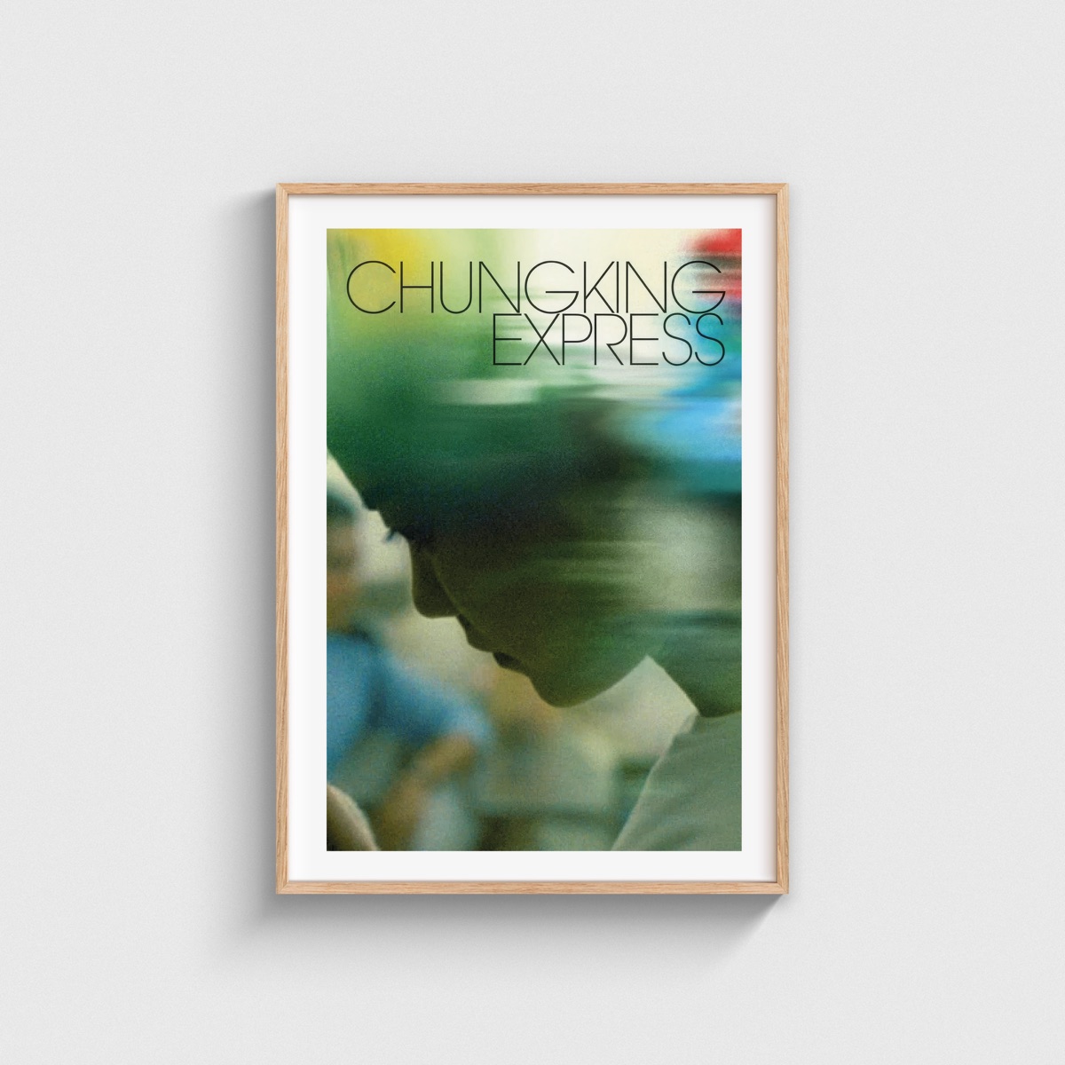 Chungking Express film posteri, ahşap çerçeveli tablo