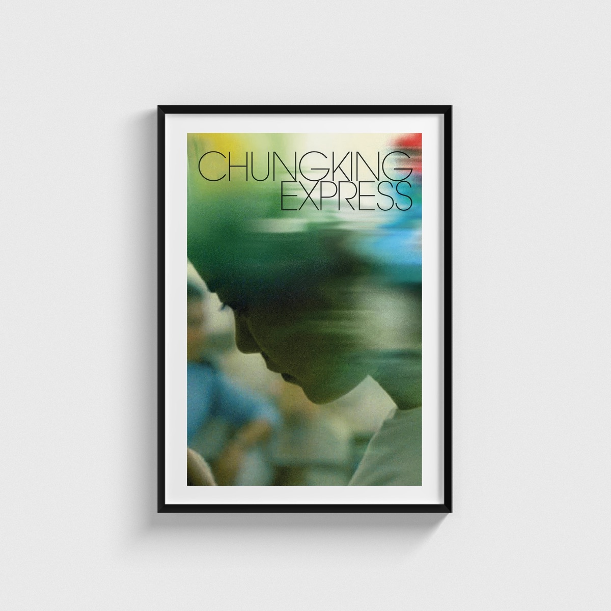 Chungking Express film posteri, siyah çerçeveli tablo