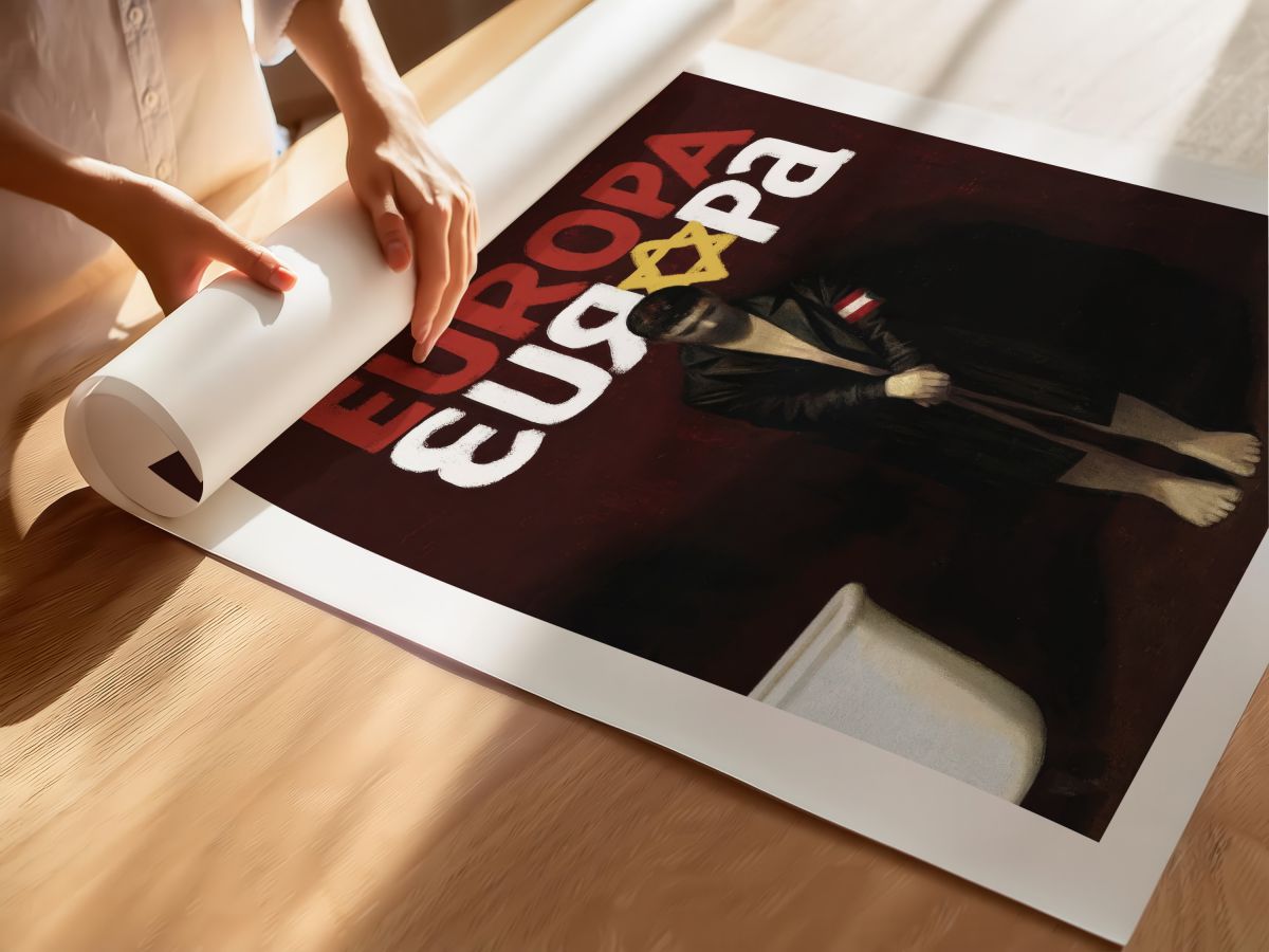 Europa Europa (1990) Film Posteri, rulo yapılmış çerçevesiz poster