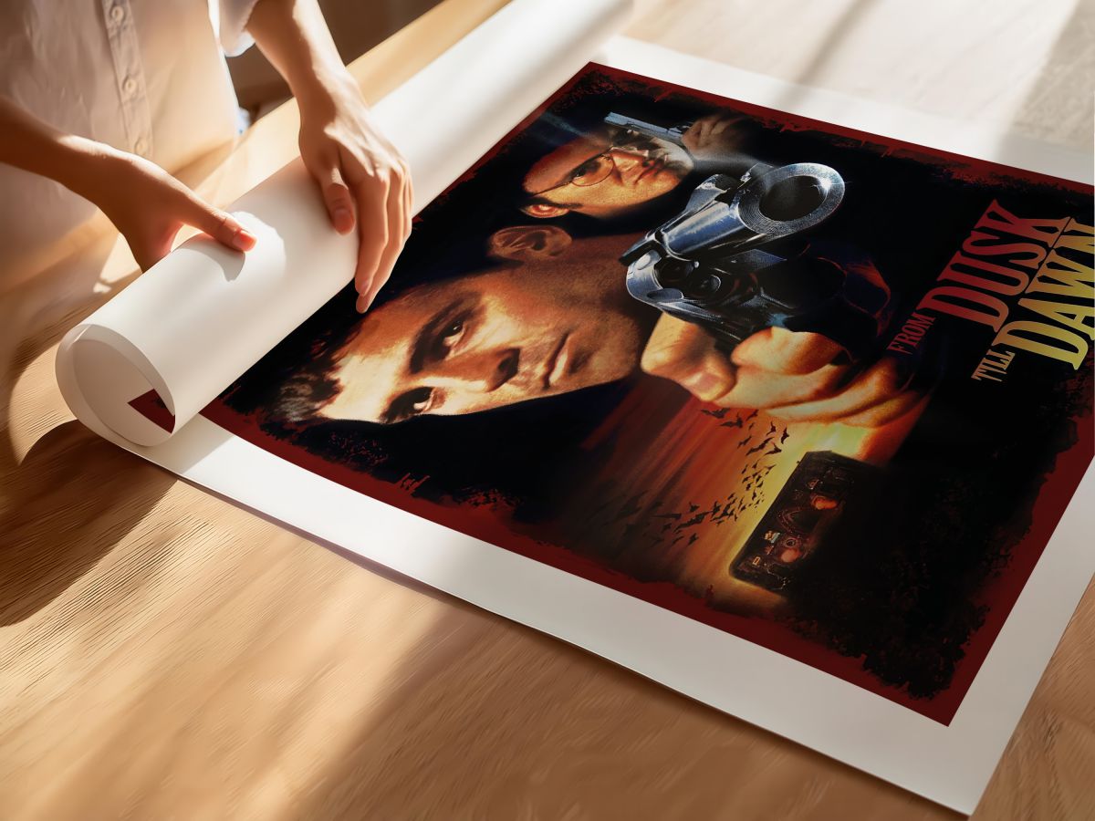 From Dusk till Dawn (1996) Film Posteri, rulo yapılmış çerçevesiz poster
